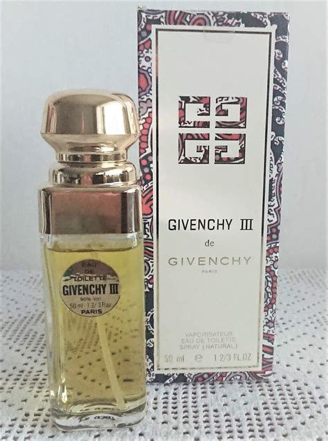 givenchy trois perfume|Givenchy iii perfume vintage.